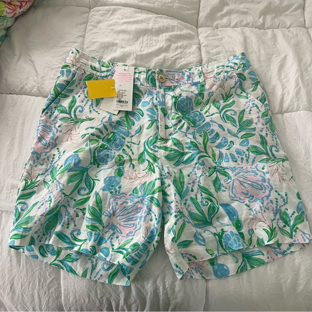 NWT Lilly Pulitzer linen shorts